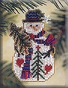 Mill Hill Snow Charmer Kit - Pine Tree THUMBNAIL