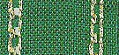 Mill Hill Stitch Band - Celeste 27ct Green/Gold 2" wide MAIN