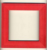 Mill Hill Wood Frame - 6x6 Holiday Red THUMBNAIL