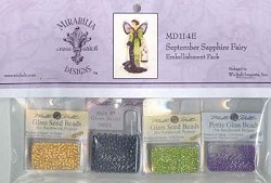 Mirabilia Designs - September Sapphire Fairy Embellishment Pack MAIN