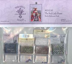 Mirabilia Designs - The Red Lady Pirate Embellishment Pack MAIN