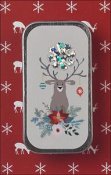 Just Nan - Needle Slide - Happy Holly Deer Mini Slide THUMBNAIL