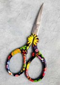 Embroidery Scissors - Navy Floral 3.6" THUMBNAIL