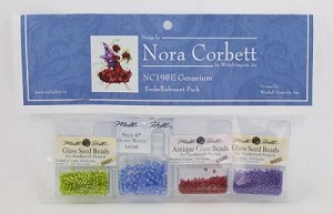 Nora Corbett - Pixie Blossoms Collection - Geranium Embellishment Pack MAIN