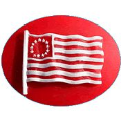 Kelmscott Designs Needle Minder - Thirteen Stars & Stripes THUMBNAIL