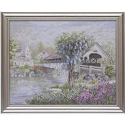 Bucilla Kreuzstich-Set "Sibirischer Tiger" – 12 X 40,6 Cm, Heirloom Collection, Inkl. Material