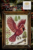Cottage Garden Samplings - A Year In The Woods II - #7 The Northern Cardinal THUMBNAIL