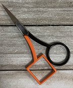 Circle / Square Scissors - Orange & Black THUMBNAIL