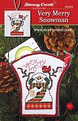 Ornament Chart - Very Merry Snowman THUMBNAIL