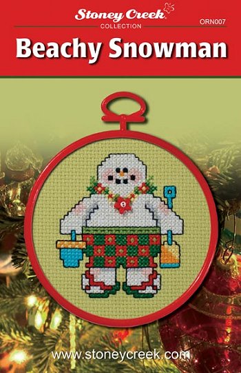 Ornament Chart -  Beachy Snowman MAIN