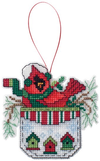 Ornament Chart - Cardinal In A Pocket MAIN