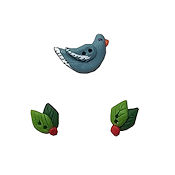 Button Pack - Snowman Love THUMBNAIL