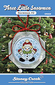 Ornament Chart - Snowman #2  (Three Little Snowmen) THUMBNAIL