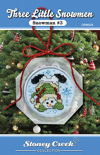 Ornament Chart - Snowman #3  (Three Little Snowmen) MAIN
