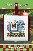 Ornament Chart - Faith (Four Christmas Lambs) THUMBNAIL