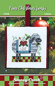 Ornament Chart - Love (Four Christmas Lambs) THUMBNAIL