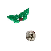 Button Pack - Holly Berry Santa Ornament (ORN061) MAIN
