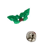 Button Pack - Holly Berry Santa Ornament (ORN061) THUMBNAIL