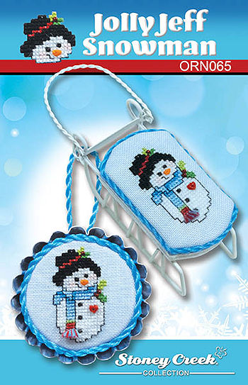 Ornament Chart - Jolly Jeff Snowman (ORN065) MAIN