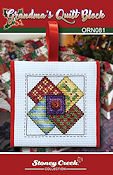 Ornament Chart - Grandma's Quilt Block THUMBNAIL