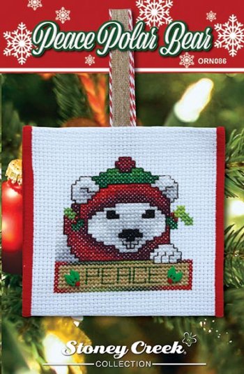 Ornament Chart - Peace Polar Bear MAIN