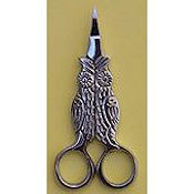 Kelmscott Designs Needle Minder - Owl Scissors MAIN