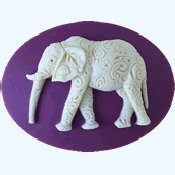 Kelmscott Designs Needle Minder - Paisley Elephant THUMBNAIL