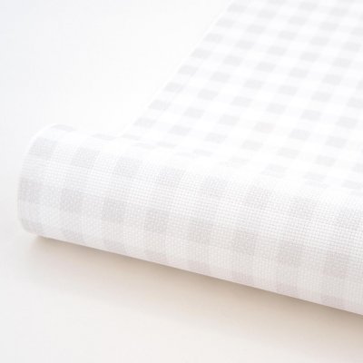 Fabric Flair Pale Grey Gingham Aida 14ct MAIN