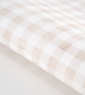 Fabric Flair Pale Parchment Gingham Evenweave 28ct MAIN
