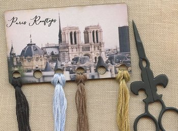 Vintage Postcard Series #17 - Paris Rooftops Threadkeep MAIN