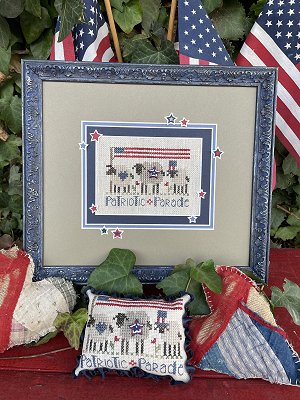 Shepherd's Bush - Patriotic Parade Freebie Pattern w/ Patriotic Star Button MAIN