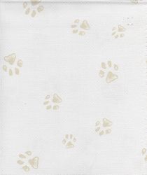 Fabric Flair Paw Prints Linen 28ct MAIN