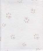 Fabric Flair Paw Prints Aida 14ct THUMBNAIL