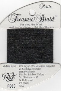 Rainbow Gallery Thread Petite Treasure Braid PB02 new cross stitch embroidery