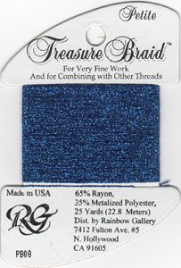 Rainbow Gallery Petite Treasure Braid PB08 Royal Blue MAIN