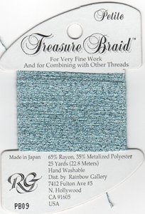 Rainbow Gallery Petite Treasure Braid PB09 Sky Blue MAIN