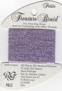 Rainbow Gallery Petite Treasure Braid PB12 Lavender MAIN