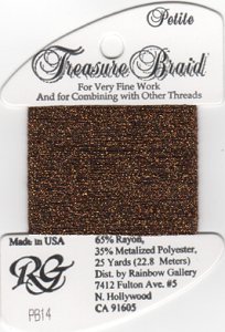 Rainbow Gallery Petite Treasure Braid PB14 Bronze MAIN