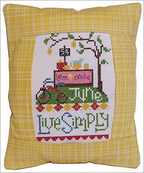 Pine Mountain Designs - Rectangle Pillow - June Live Simply MAIN