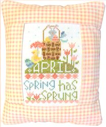 Pine Mountain Designs - Rectangle Pillow - April Spring Has Sprung MAIN