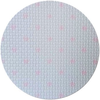 Aida 14ct Pink Dots Petit Point - 18" x 21" (Fat Quarter) MAIN