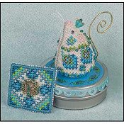 Just Nan - Plumed Peacock Mouse On A Tin THUMBNAIL