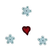 Button Pack - Christmas Critters Love MAIN