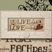 December 2013 Pattern of the Month "Live ~ Love" THUMBNAIL