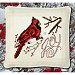 February 2018 Pattern of the Month "Joy Cardinal" SWATCH