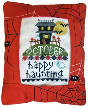 Pine Mountain Designs - Rectangle Pillow - October Happy Haunting MAIN