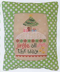 Pine Mountain Designs - Rectangle Pillow - December Jingle All The Way MAIN