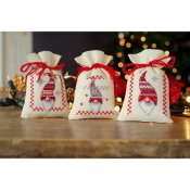 Vervaco Cross Stitch Kit - Christmas Gnomes THUMBNAIL