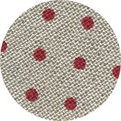 Belfast Linen 32ct Petit Point - Raw Natural w/ Red Dots - 18" x 27.5" cut MAIN