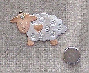 Magnetic Needle Minder: Sheep